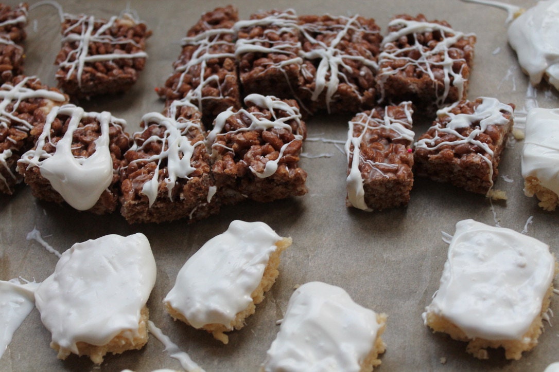 2g Net Carb Chocolate Keto/GF/SF Rice Krispy Treats